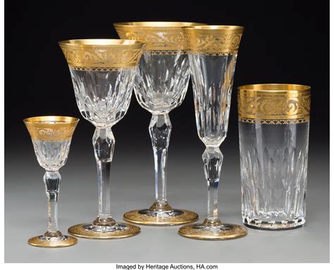 saint louis crystal stemware